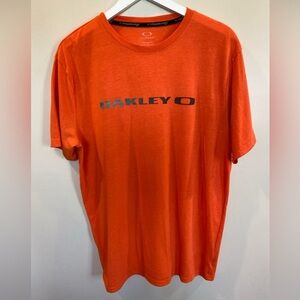 Oakley Ohydrolix Performance Orange Crew T Shirt Mens XL